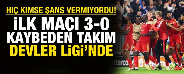 İlk ma&ccedil;ı 3-0 kaybetmişlerdi! Hi&ccedil; kimse şans vermiyorken Şampiyonlar Ligi bileti aldılar
