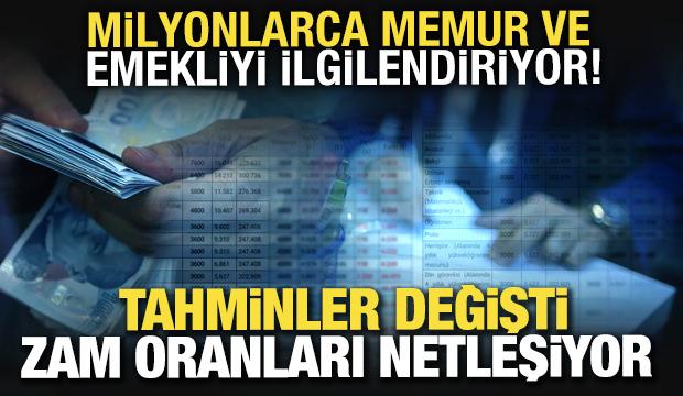Memur ve emeklinin ocak zammı i&ccedil;in 4 yeni senaryo belli oldu