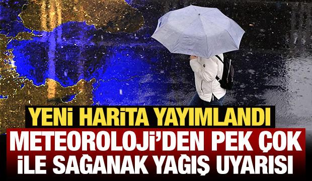 Meteoroloji'den pek &ccedil;ok ile sağanak yağış uyarısı