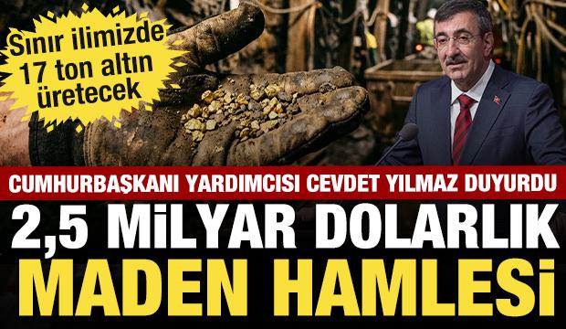 Mollakara Altın Madeni a&ccedil;ıldı! Her yıl tonlarca &uuml;retilecek