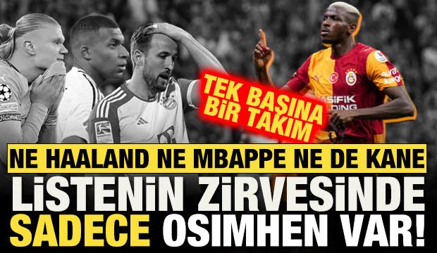 Ne Mbappe ne Haaland ne de Kane! Listenin zirvesinde Victor Osimhen var: Tek başına takım
