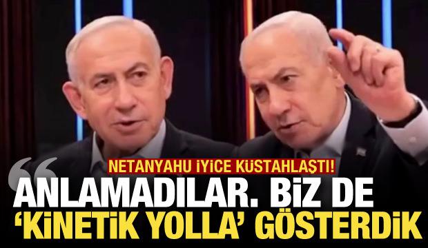 Netanyahu iyice k&uuml;stahlaştı: T&uuml;rkiye'ye "kinetik yollarla" g&ouml;stermek zorunda kaldık