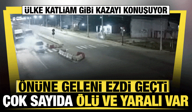  Paraguay'da freni patlayan tır, &ouml;n&uuml;ne ne kattıysa ezdi ge&ccedil;ti!: 6 &ouml;l&uuml;, 9 yaralı!