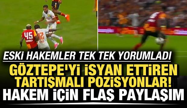 Rams Park'ta G&ouml;ztepe'yi isyan ettiren tartışmalı pozisyonlar! Hakem i&ccedil;in flaş paylaşım