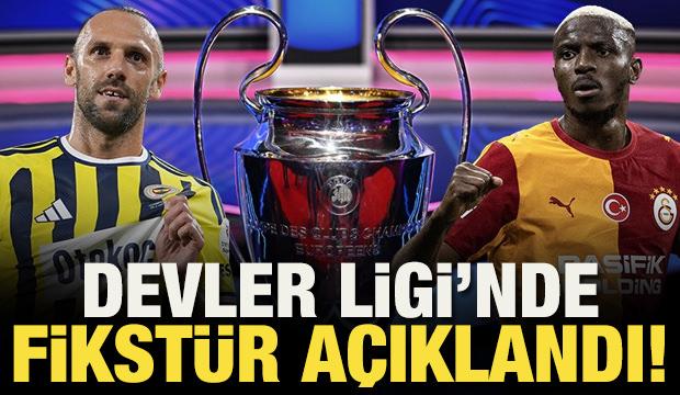 Şampiyonlar Ligi'nde fikst&uuml;r a&ccedil;ıklandı! İşte Fenerbah&ccedil;e ve Galatasaray'ın ilk ma&ccedil;ları