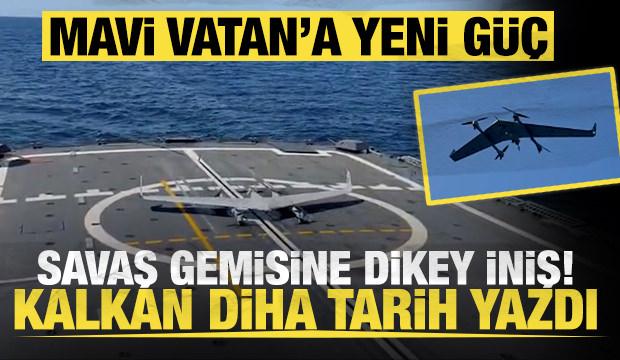 Savaş gemilerinden dikey kalkış: KALKAN DİHA deniz testlerini başarıyla ge&ccedil;ti!