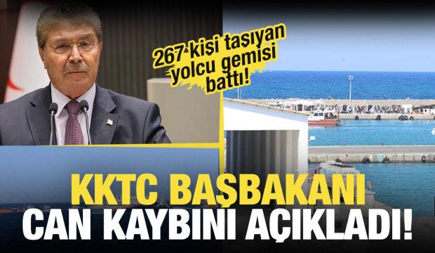 Son dakika: 267 kişi taşıyan yolcu gemisi battı! KKTC Başbakanı: 7 kişi yaşamını yitirdi