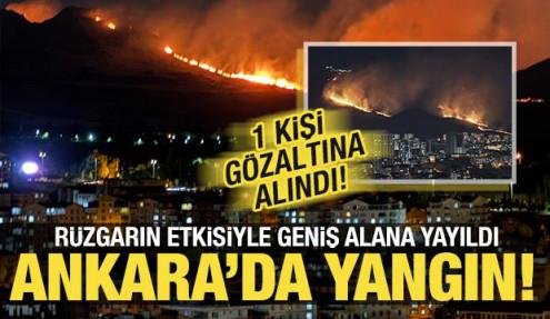 Son dakika: Ankara'da yangın: Valilik duyurdu! 1 kişi g&ouml;zaltında