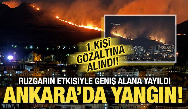 Son dakika: Ankara'da yangın: Valilik duyurdu! 1 kişi g&ouml;zaltında
