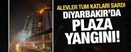 Son dakika: Diyarbakır'da plaza yangını! 
