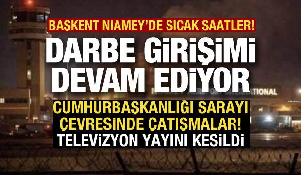 Son dakika haberi... Nijer'de darbe girişimi! Başkanlık sarayı &ccedil;evresinde &ccedil;atışmalar