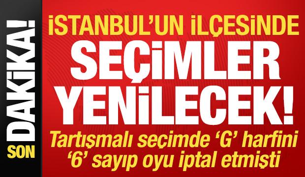Son dakika: İstanbul'un il&ccedil;esinde Başkan vekili se&ccedil;iminin yenilenmesine karar verildi!