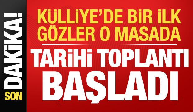 Son dakika... K&uuml;lliye'de bir ilk: Tarihi toplantı başladı!