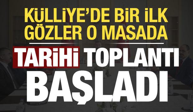 Son dakika... K&uuml;lliye'de bir ilk: Tarihi toplantı başladı!