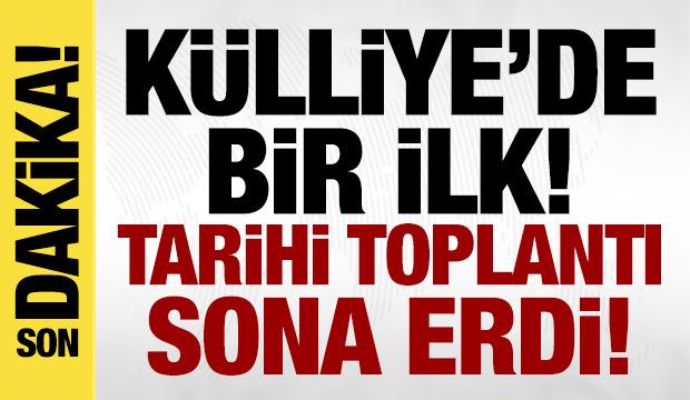 Son dakika... K&uuml;lliye'de bir ilk: Tarihi toplantı başladı!