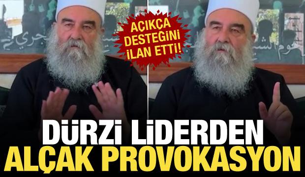 Suriyeli D&uuml;rzi lider Hicri'den işgale tam destek