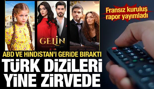 T&uuml;rk dizileri zirvede: ABD ve Hindistan'ı geride bıraktı