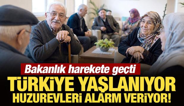 T&uuml;rkiye yaşlanıyor, huzurevleri alarm veriyor! Bakanlık harekete ge&ccedil;ti