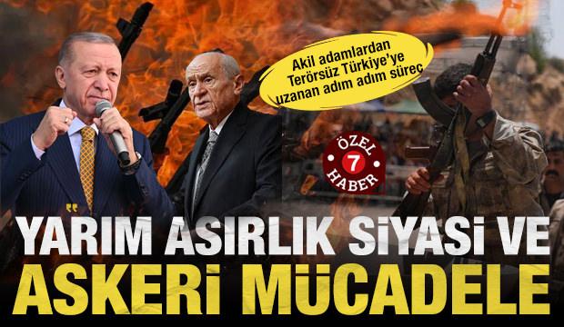 T&uuml;rkiye&rsquo;nin ter&ouml;r &ouml;rg&uuml;tleriyle yarım asırlık askeri ve siyasi m&uuml;cadelede attığı her adım