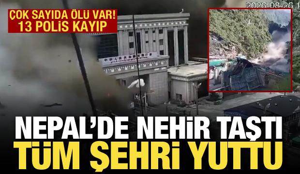 "Yanardağ patlıyor sandık!" Nehir taştı, k&ouml;yler sular altında kaldı