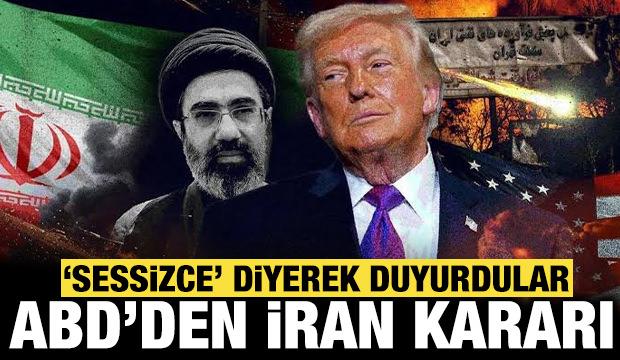 ABD'den son dakika İran kararı: "Sessizce" diyerek duyurdular!