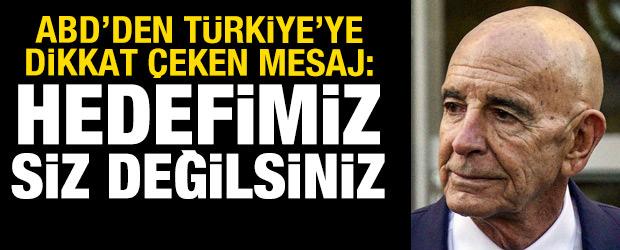 ABD'den T&uuml;rkiye a&ccedil;ıklaması: Yaptırım kararı sizi hedef almıyor