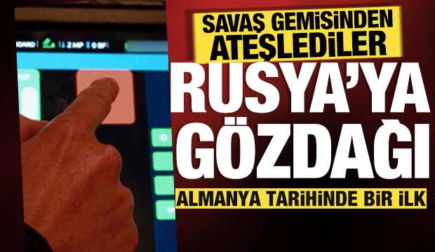 Almanya'dan Rusya'ya g&ouml;zdağı: 500 km menzilli f&uuml;ze ateşlediler