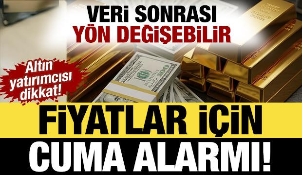 Altın yatırımcısı dikkat! 2 haftanın dibini g&ouml;rd&uuml;: Cuma g&uuml;n&uuml; her şey netleşecek