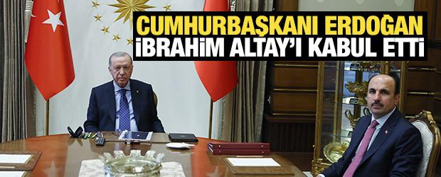 Cumhurbaşkanı Erdoğan, D&uuml;nya Belediyeler Birliği Başkanı Altay'ı kabul etti
