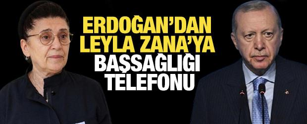 Cumhurbaşkanı Erdoğan, eski milletvekili Leyla Zana'ya başsağlığı diledi