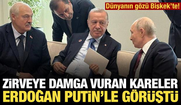 Cumhurbaşkanı Erdoğan, Şİ&Ouml; Devlet Başkanları Zirvesi'nde aile fotoğrafı &ccedil;ekimine katıldı