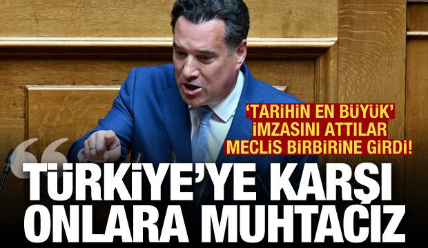 Dev anlaşma kriz &ccedil;ıkardı! Yunan Bakan: T&uuml;rkiye'ye karşı onlara muhtacız