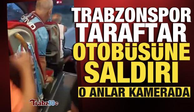 Diyarbakır&rsquo;da Trabzonspor taraftar otob&uuml;s&uuml;ne taşlı saldırı! Bir kişi yaralandı