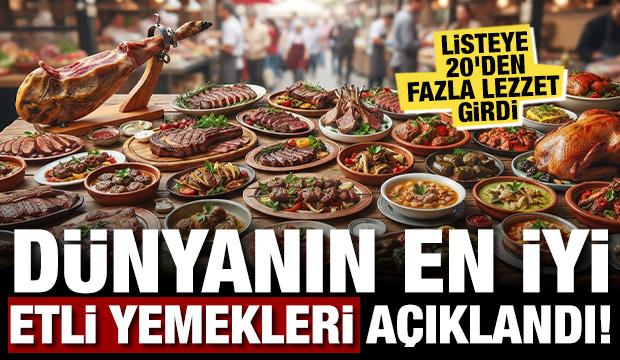 D&uuml;nyanın en iyi etli yemekleri a&ccedil;ıklandı! Listeye 20'den fazla lezzet girdi
