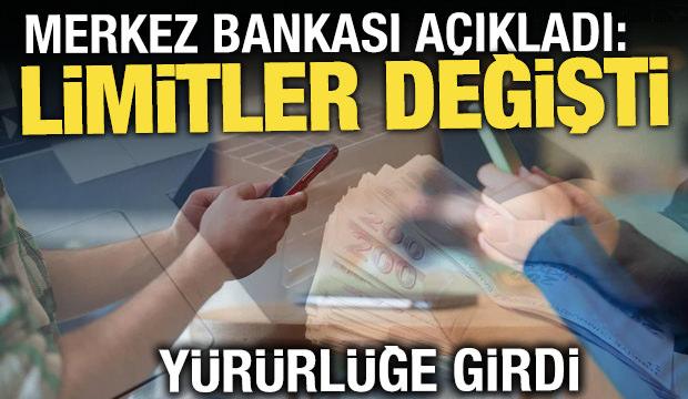 FAST para transferi limiti artırıldı! Merkez Bankası duyurdu