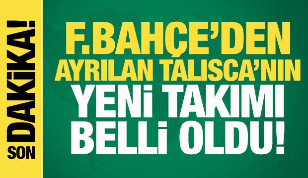 Fenerbah&ccedil;e'den ayrılan Anderson Talisca, beklenen imzayı attı
