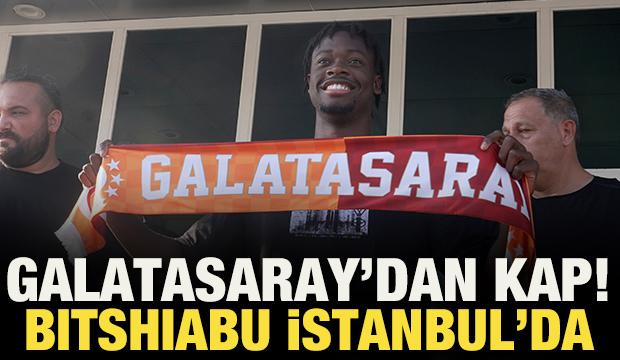 Galatasaray yeni transferini a&ccedil;ıkladı! El Chadaille Bitshiabu İstanbul'a geldi