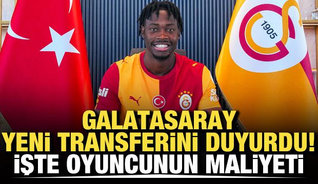 Galatasaray yeni transferini duyurdu! İşte oyuncunun maliyeti
