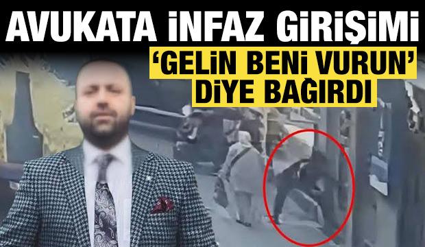 Gelin beni vurun diye bağırdı: Avukata motosikletli infaz girişimi