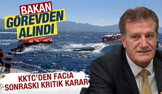 Gemi faciası sonrası kritik karar: KKTC Ulaştırma Bakanı Erhan Arıklı g&ouml;revden alındı