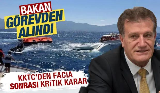 Gemi faciası sonrası kritik karar: KKTC Ulaştırma Bakanı Erhan Arıklı g&ouml;revden alındı