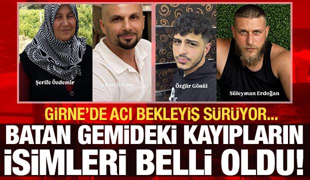 Girne'deki gemi kazasında aranan kayıpların kimliği belli oldu! Acı bekleyiş s&uuml;r&uuml;yor