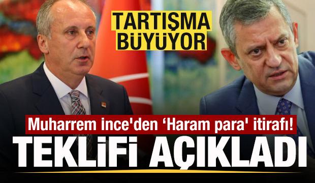 Helal para polemiği b&uuml;y&uuml;yor! Muharrem İnce'den yeni a&ccedil;ıklama: Haram para teklifi &ccedil;ok geldi