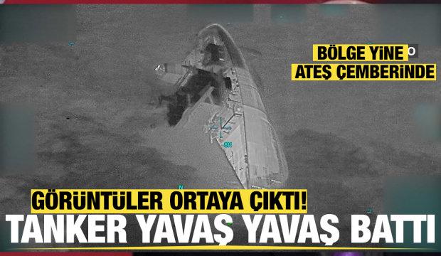 İran petrol tankerleri hedefte! Saldırı sonrası g&ouml;r&uuml;nt&uuml;ler ortaya &ccedil;ıktı