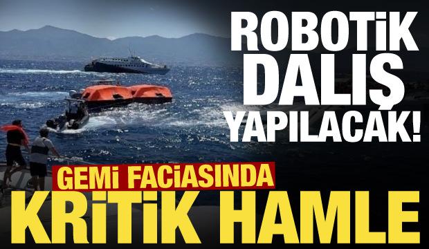 KKTC Cumhurbaşkanı Erh&uuml;rman Duyurdu: Enkaza robotik dalış yapılacak