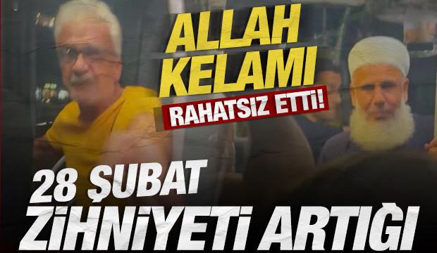 Metrob&uuml;ste &ouml;l&uuml;m&uuml; tebliğ eden vatandaşa tepki: Allah'ın kelamından rahatsız oldu