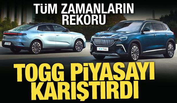 Otomobil pazarının lideri Togg'un T10X modeli oldu