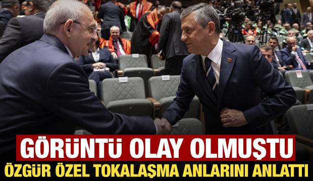 &Ouml;zg&uuml;r &Ouml;zel, Kılı&ccedil;daroğlu ile tokalaşmalarını a&ccedil;ıkladı: Kırgın ve k&uuml;sk&uuml;n&uuml;m