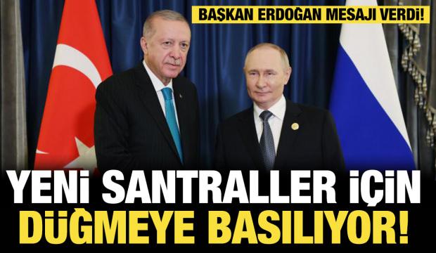 Son dakika... Erdoğan-Putin g&ouml;r&uuml;şmesi başladı: Yeni n&uuml;kleer santral sinyali!