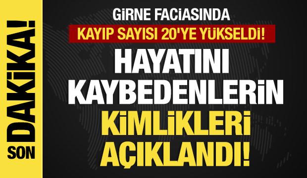 Son dakika... Girne faciasında kayıp sayısı 20'ye y&uuml;kseldi! Kimlikleri belli oldu 